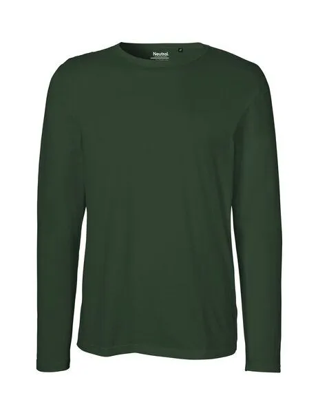 Neutral® - 3FREUNDE Neutral® - 3FREUNDE Männer Longsleeve, Flaschengrün, – Produktbild 1 von 4
