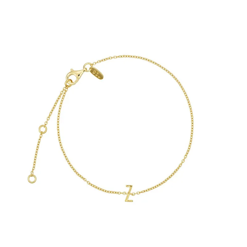 Design Letters Archetype Armband - A-Z vergoldet – Produktbild 1 von 2