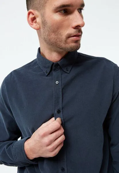 Givn Berlin Givn Berlin Kordhemd GBFABIO aus Bio-Baumwolle, Midnight blue, – Produktbild 4 von 4