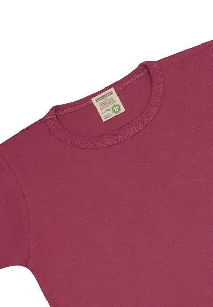 loud + proud loud + proud Kinder T-Shirt uni, GOTS-zertifiziert, Rouge(rosa), – Produktbild 3 von 3