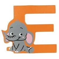 El Puente El Puente Holzbuchstabe E "Elefant" | Fair Trade & Handmade aus Sri Lanka – Produktbild 1 von 1