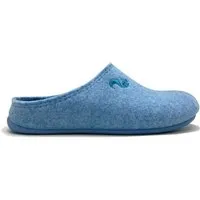 thies Veganer Slipper "thies ® PET", fair, mit Wechselfussbett, Light blue (hellblau), – Produktbild 1 von 1