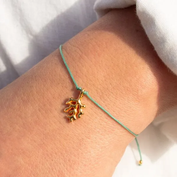 Bow & Hummingbird Bow & Hummingbird Armband auf Karte - Koralle, Salbei, – Produktbild 3 von 3
