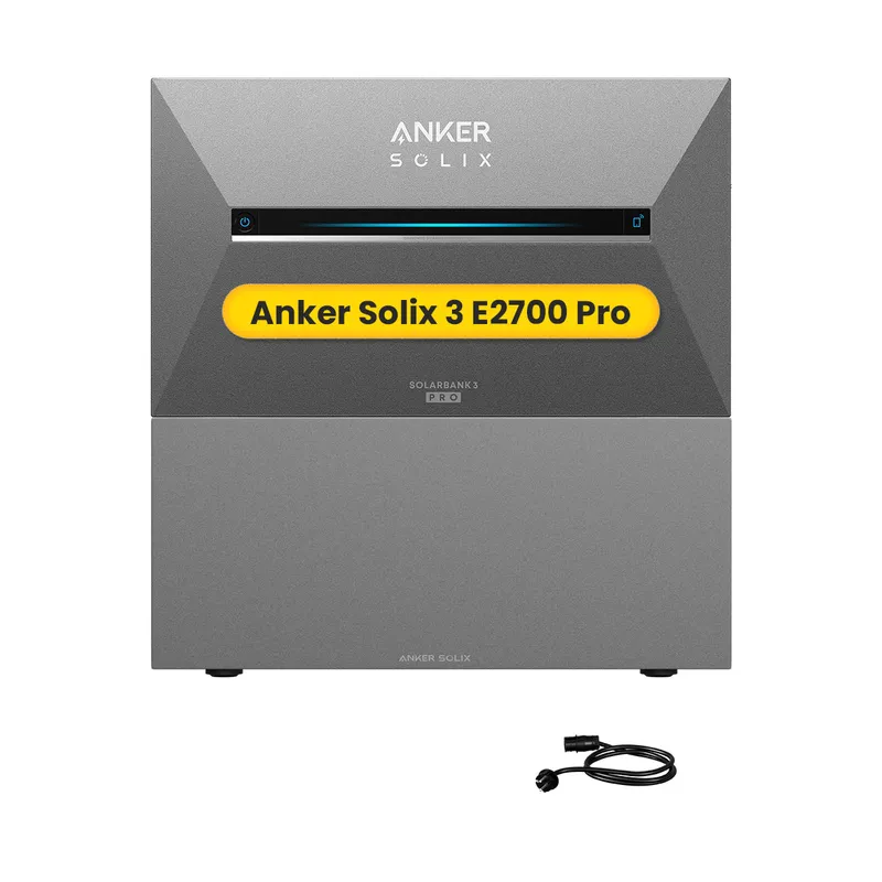 Anker Anker SOLIX Solarbank 3 E2700 Pro All-in-One Speicher für Balkonkraftwerk, by Powerness - 5.4kWh / ohne Zubehör / Standardversand – Produktbild 1 von 1