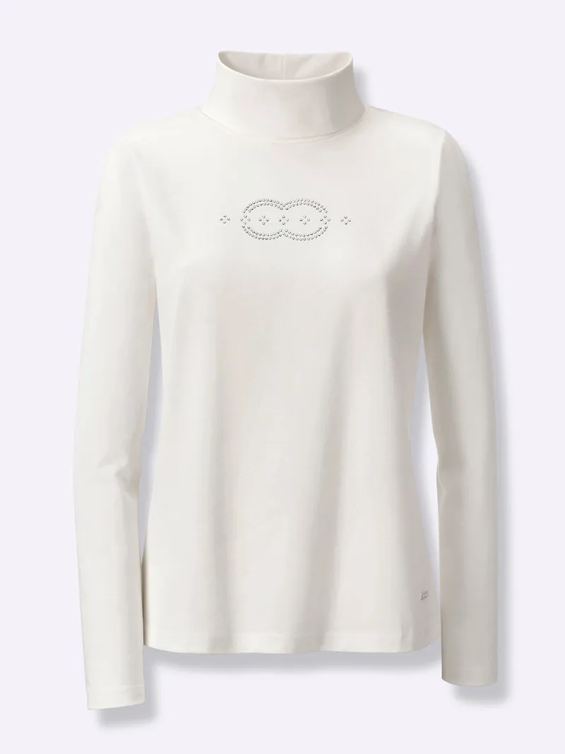 Witt Rollkragenshirt ecru, Ecru, – Produktbild 1 von 2