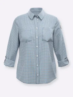Witt Karobluse topas-weiß-kariert – Produktbild 1 von 1
