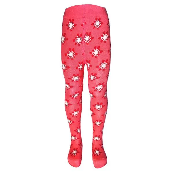 BLS Organic BLS Organic Kinderstrumpfhose mit Blumenmuster, Rosa, – Produktbild 1 von 1