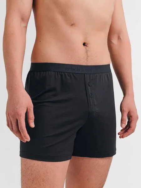 erlich textil erlich textil Light Touch Boxers im 3er Pack, weite Boxershorts aus weichem Modal, made in Europe, Anthrazit, – Produktbild 2 von 5