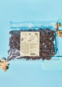KoRo Ingwer in dunkler Schokolade 1 kg – Produktbild 1 von 1