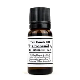 Two Hands BIO Two Hands BIO Zitronenöl - Bio - Vegan - Kaltgepresst - 10 ml – Produktbild 1 von 1