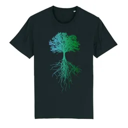 roots of compassion roots of compassion Baum T-Shirt bio & fair & vegan - gerader Schnitt - Wurzeln, Natur – Produktbild 1 von 1