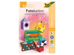 folia folia Fotokarton, sortierte Farben, 22 x 33 cm, 10 Blatt – Produktbild 1 von 1