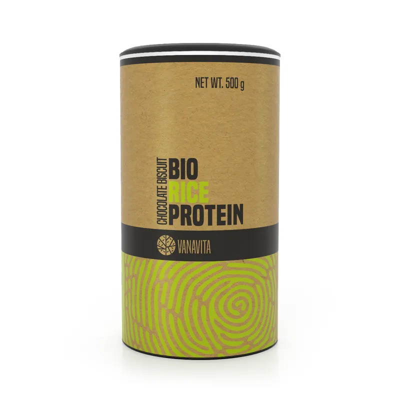 GymBeam Bio VanaVita BIO Reisprotein 500 g Schokoladenkeks – Produktbild 1 von 1