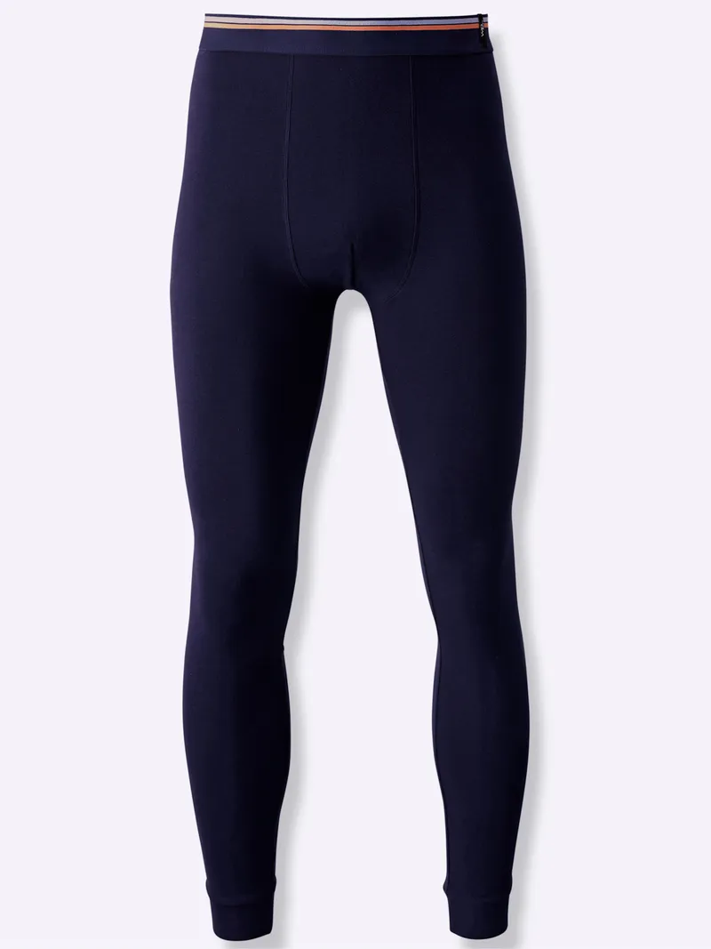 wäschepur men Hose lang marine + himmelblau, Marine + himmelblau, – Produktbild 1 von 2
