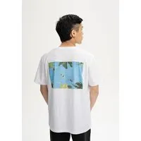 MELA T-Shirt Style Artist Edition Atelier Mave | von MELA | Fairtrade & GOTS zertifiziert, Weiss / print secret lake, – Produktbild 1 von 1