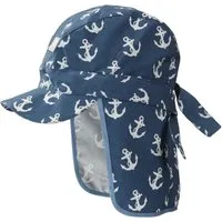 Pickapooh Pickapooh Baby und Kinder Sommerhut mit Nackenschutz Anker Gr.48, Mehrfarbig, – Produktbild 1 von 1