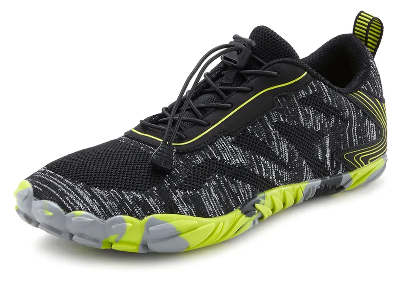 John Devin Sneaker, Schwarz/gelb, – Produktbild 2 von 3