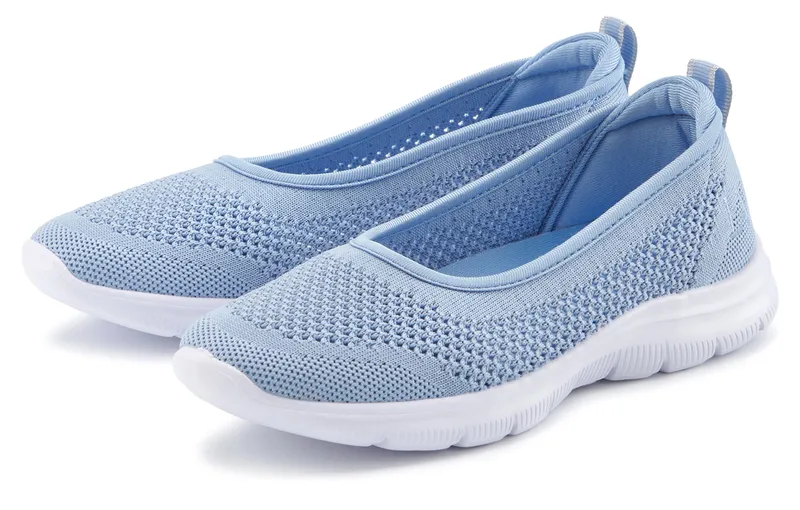 Lascana Sneaker Ballerinas, Hellblau, – Produktbild 3 von 3