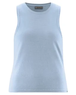 HempAge Hempage Damen vegan Crop Top Rauchblau – Produktbild 1 von 1