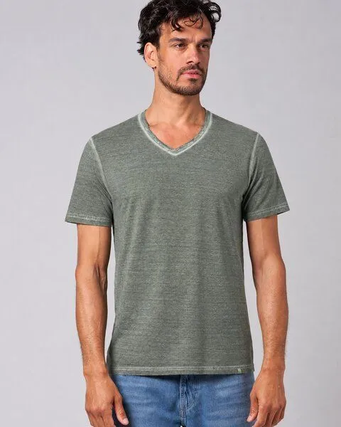 HempAge HempAge Herren T-Shirt Hanf/Biobaumwolle, Moss(grün), – Produktbild 2 von 3