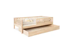 Ehrenkind Kinderbett Livo aus massivem Buchenholz, FSC® zertifiziert, inkl. Rausfallschutz (langlebig & flexibel, Kinder Bett in Buche, Kinderbetten) – Produktbild 1 von 1