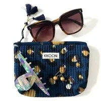 KIKOONI KIKOONI Geldbörsen | kleine Taschen | Passtasche "Mini Traveler", Dark leo, – Produktbild 1 von 1