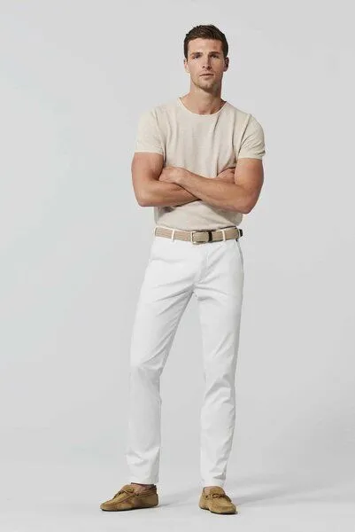Meyer MEYER Soft Cotton Chino, Weiß (weiß), – Produktbild 2 von 4