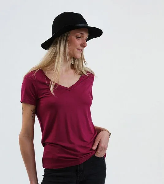 Gary Mash GARY MASH Shirt Kendall aus LENZING ECOVERO Mix, Beere (rosa), – Produktbild 1 von 4