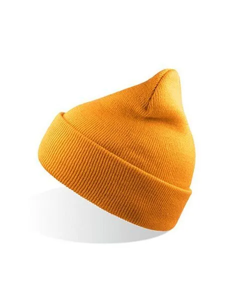 Atlantis Headwear Atlantis Headwear Atlantis Mütze mit Bund in 35 Farben erhältlich, Goldgelb, – Produktbild 1 von 2
