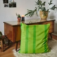 HängemattenGlück HängemattenGlück Kissenbezug aus reiner Bio Baumwolle 40x40cm Grüntöne – Produktbild 1 von 1