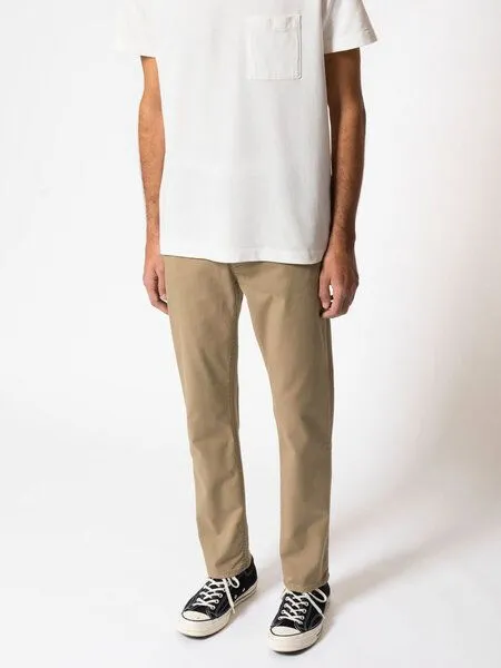 Nudie Jeans Nudie Jeans Chino-Hose Easy Alvin, Beige, – Produktbild 5 von 6