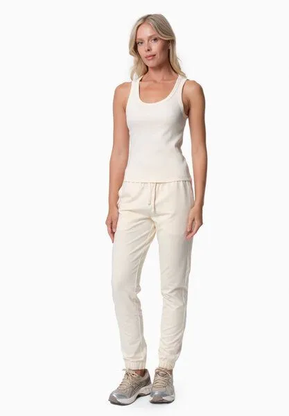 ORGANICATION ORGANICATION SOFFIA | Rib Top aus Bio-Baumwolle, Off white, – Produktbild 2 von 3