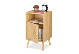 RELAXDAYS RELAXDAYS Nachttisch 2x Nachttisch im Rattan-Design (1-St) – Produktbild 1 von 1