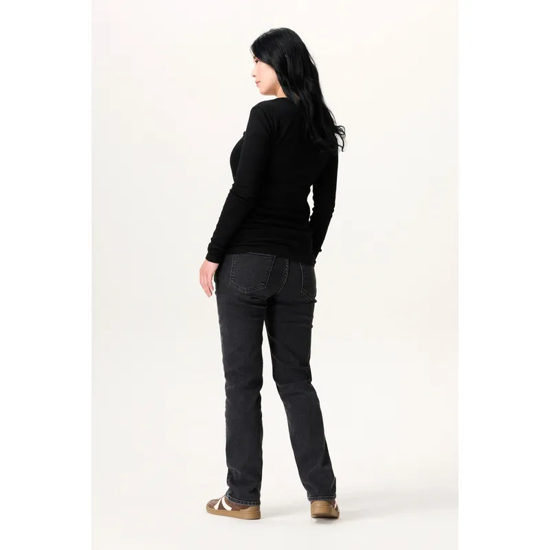Noppies Noppies Umstandsjeans Straight Leg, Grau, – Produktbild 2 von 3