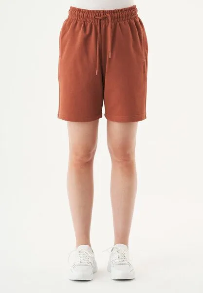 ORGANICATION ORGANICATION Damen ESSENTIALS-SHEYMA- Shorts aus Bio-Baumwolle, Cinnamon, – Produktbild 1 von 4
