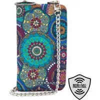 Seegarn Seegarn-Täschle / 2in1 Handy-Tasche und Geldbeutel (MB46), K1 - kette silber, – Produktbild 1 von 2