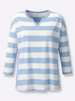 heine Ringelshirt eisblau-weiß-geringelt – Produktbild 1 von 1