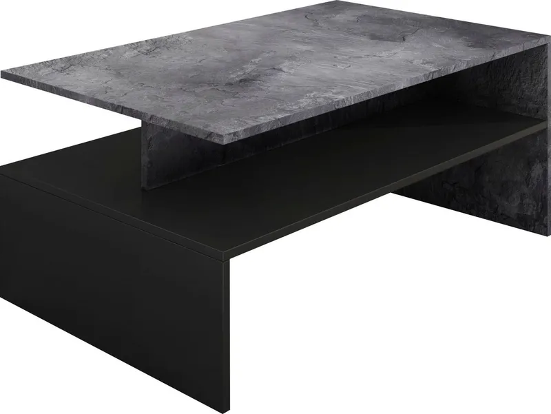 OTTO home Couchtisch Baros, 100 x 60 cm, Schwarz, – Produktbild 1 von 5