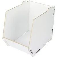 WERKHAUS WERKHAUS Stapelbare Lagerbox 1×1, Weiß, – Produktbild 1 von 1