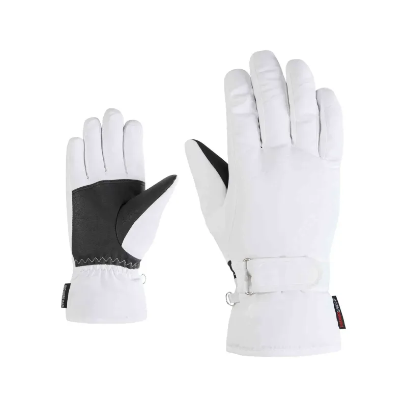 Ziener Skihandschuhe Damen Ziener Keva-Z, Blanc, – Produktbild 1 von 1