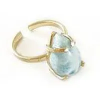 Crystal and Sage Crystal and Sage Larimar Ring gold filled 18 Karat – Produktbild 1 von 1