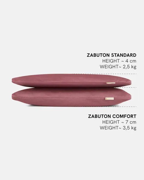 Lotuscrafts Lotuscrafts Meditationsmatte Zabuton Deluxe - Extra Dick - GOTS Zertifiziert, Indigo dust, – Produktbild 4 von 4
