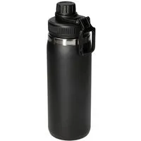 elasto elasto Vakuumflasche aus Edelstahl 550 ml für kohlensäurehaltige Getränke, Schwarz, – Produktbild 1 von 1