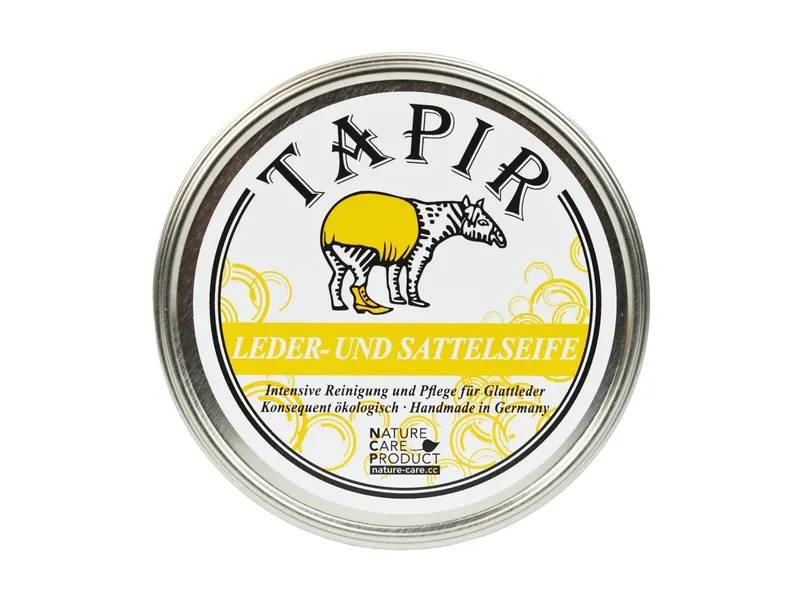 Tapir Tapir Natürliche Bio Leder- und Sattelseife 200 ml Weißblechdose – Produktbild 1 von 3