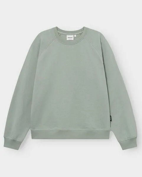Dedicated DEDICATED Sweatshirt Ystad Base - aus Bio-Baumwolle, Iceberg green (grün), – Produktbild 1 von 3