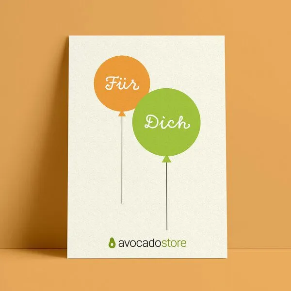 Avocado Store Avocado Store Wunschbetrag Gutschein als druckfähige PDF per E-Mail ab 10€, Ballons, – Produktbild 1 von 2