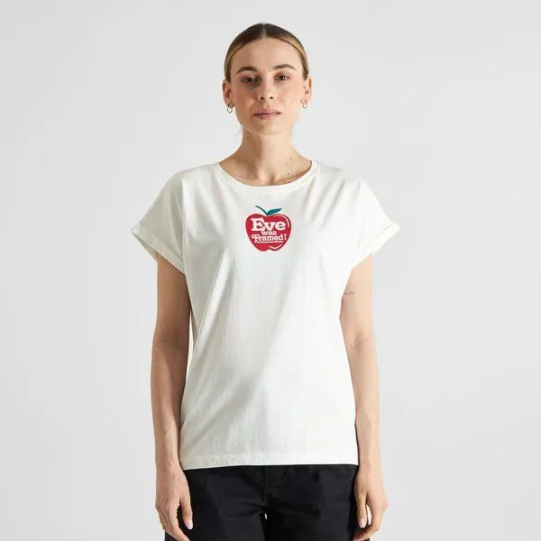 Dedicated DEDICATED T-Shirt Visby Eve Was Framed - White – Produktbild 1 von 2