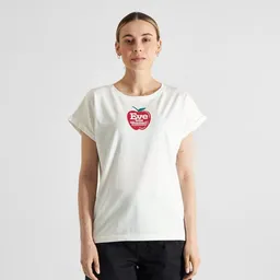 Dedicated DEDICATED T-Shirt Visby Eve Was Framed - White – Produktbild 1 von 1