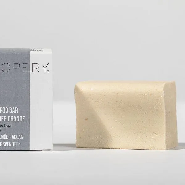 HOPERY HOPERY Pflegeshampoo für trockenes Haar - Lavender Orange Shampoo Bar – Produktbild 3 von 3