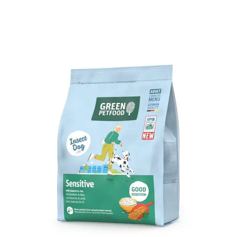 Green Petfood Green Petfood Sensitive with Insects & Rice 5x900 g – Produktbild 1 von 2